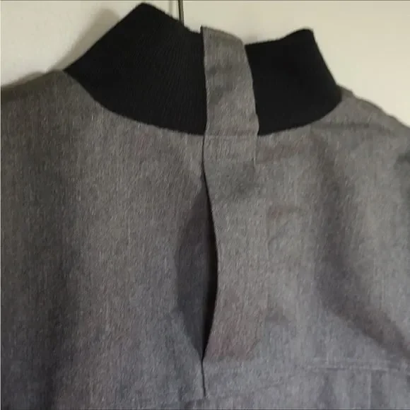 🔥HP Y2K Rare Supremebeing British Streetwear Gray Bomber Varsity Jacket
